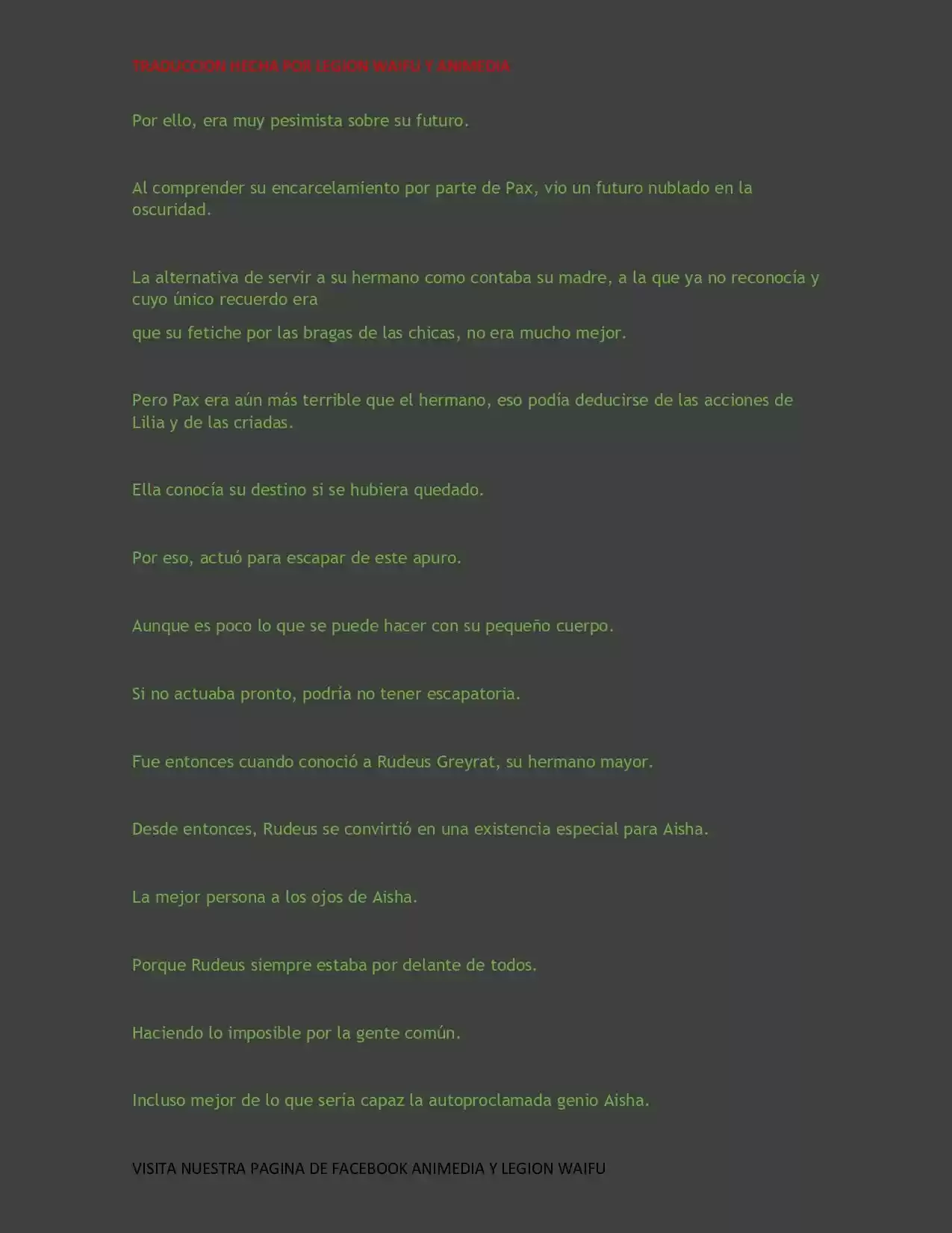 Mushoku Tensei Redundancy (Novela) - Capítulo 26 - Página 38 - LectorTMOo