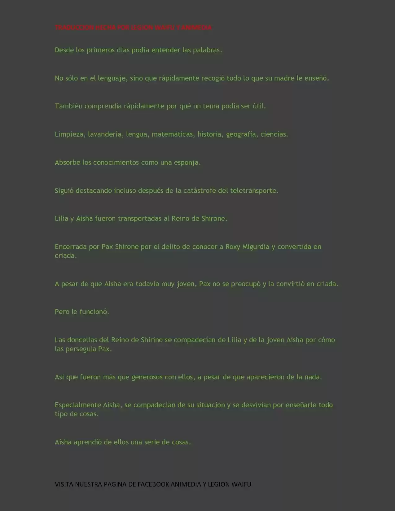 Mushoku Tensei Redundancy (Novela) - Capítulo 27 - Página 4 - LectorTMOo