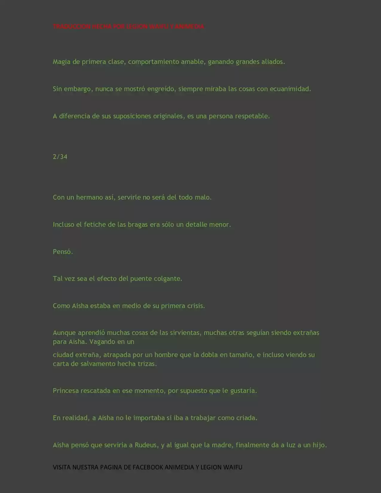 Mushoku Tensei Redundancy (Novela) - Capítulo 27 - Página 7 - LectorTMOo