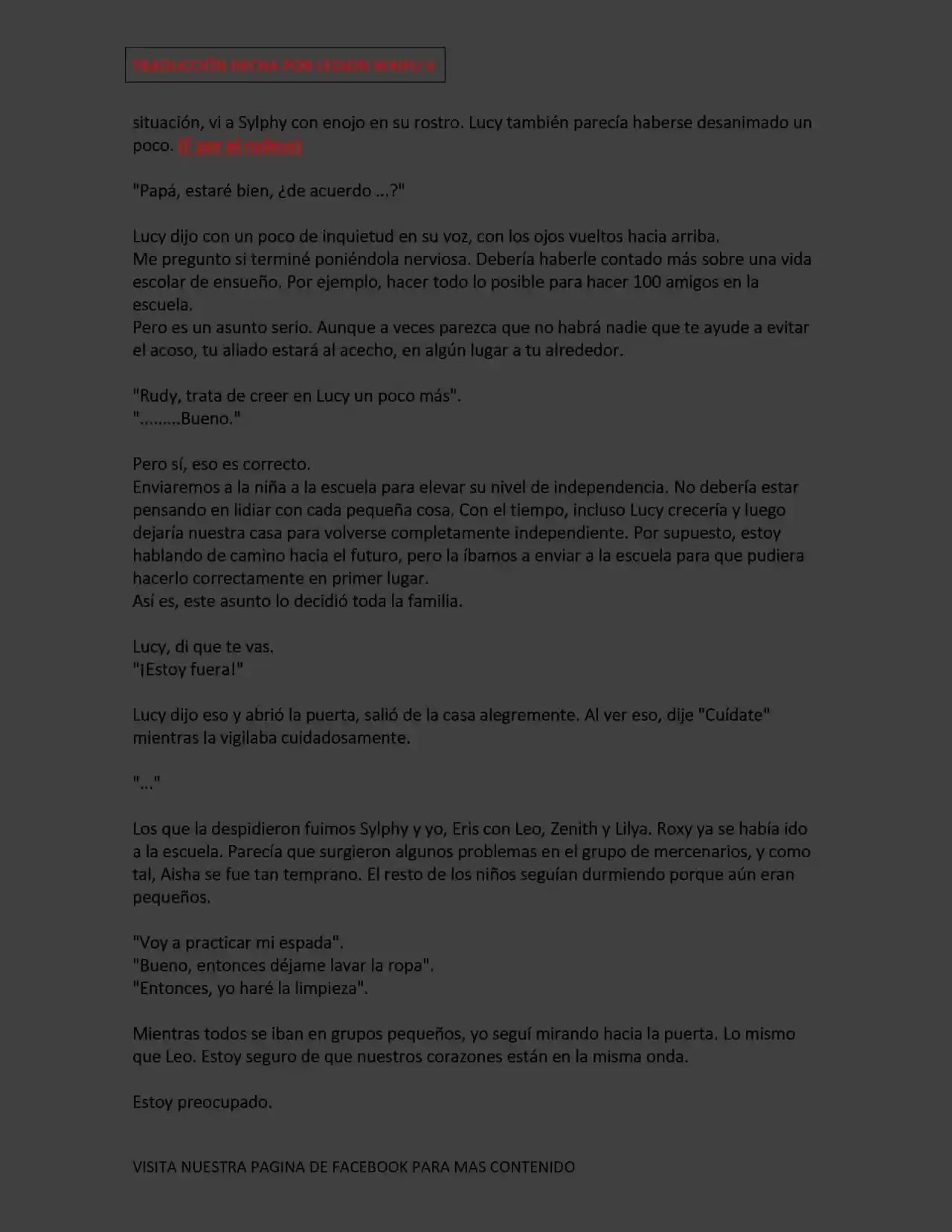 Mushoku Tensei Redundancy (Novela) - Capítulo 4 - Página 5 - LectorTMOo