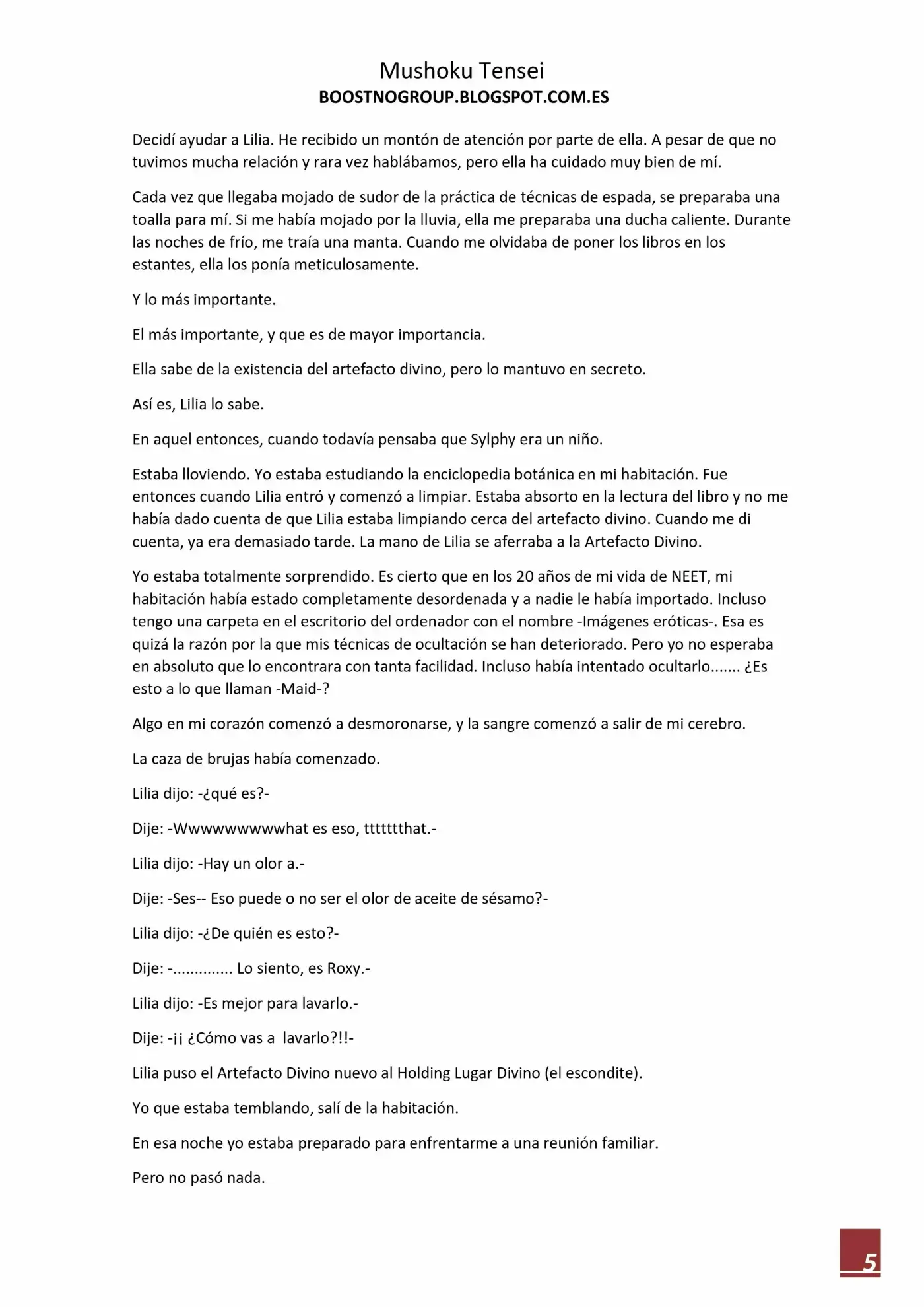 Mushoku Tensei - Roxy Datte Honki Desu - Capítulo 9 - Página 6 - LectorTMOo