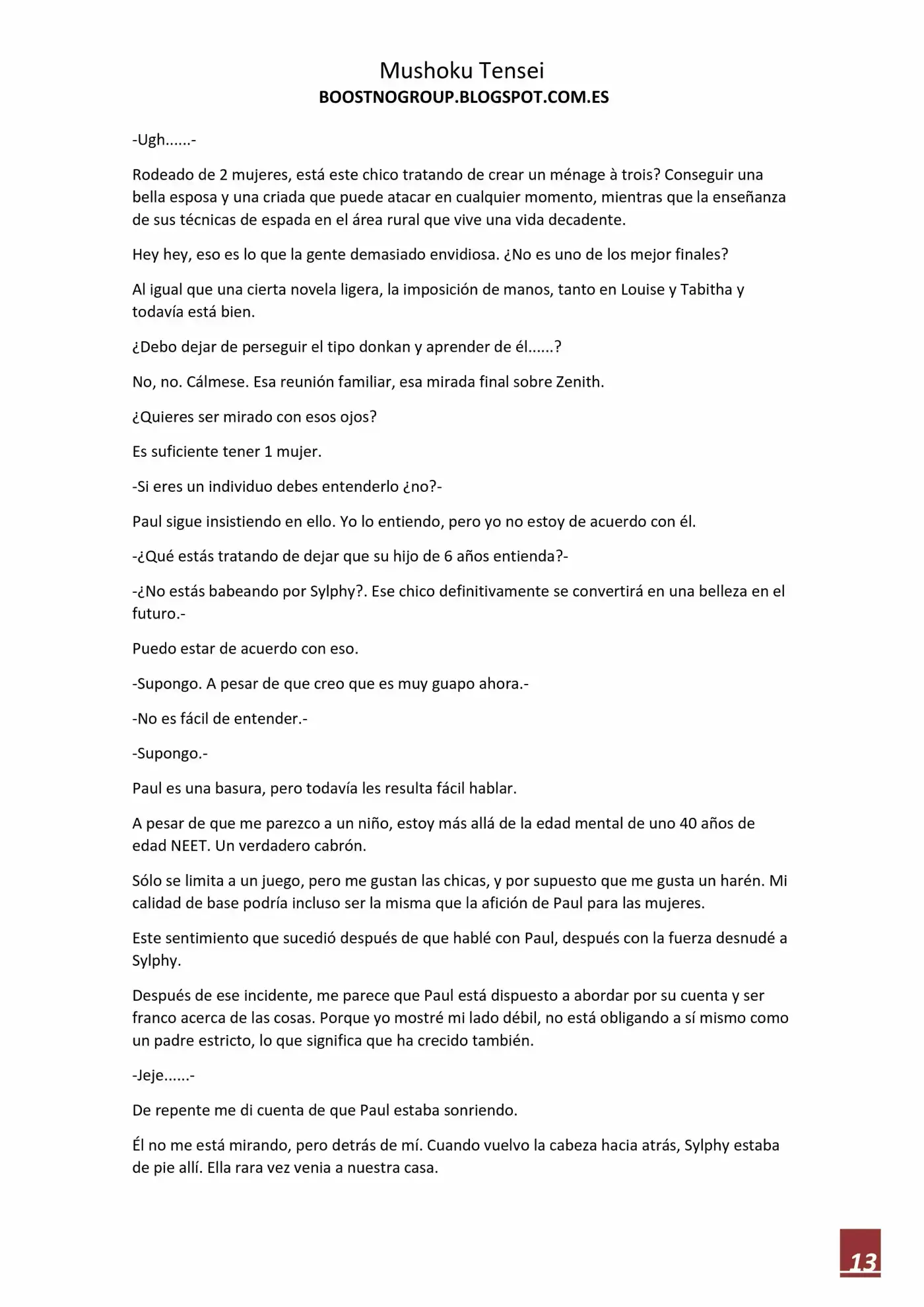 Mushoku Tensei - Roxy Datte Honki Desu - Capítulo 9 - Página 14 - LectorTMOo