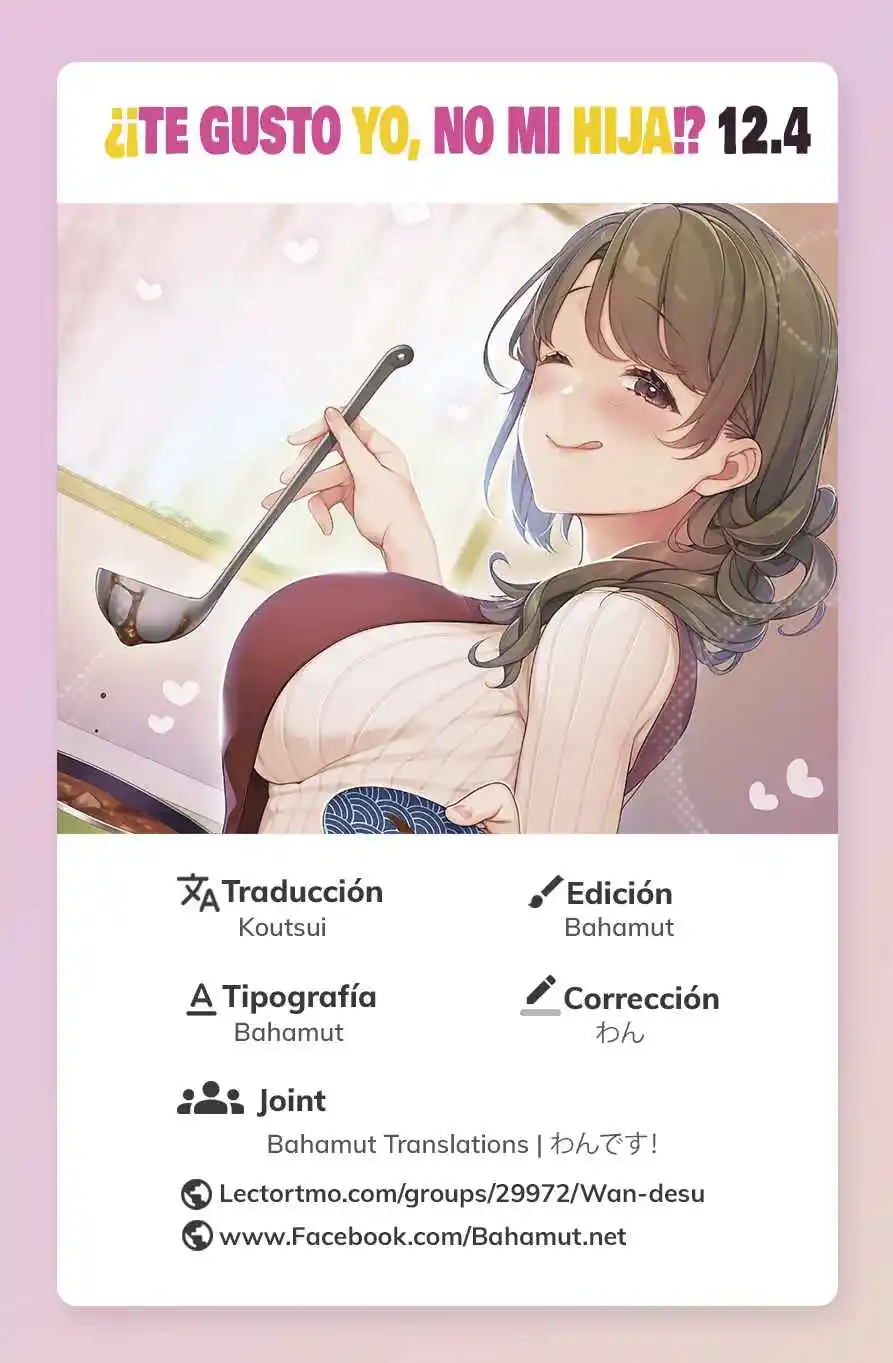 Musume Janakute, Watashi (Mama) Ga Suki Nano?! - Capítulo 12.4 - Página 1 - LectorTMOo