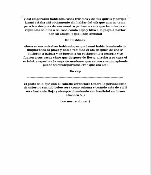 MY HERO ACADEMIA: MY REENCARNATION (Novela) - Capítulo 2 - Página 5 - LectorTMOo