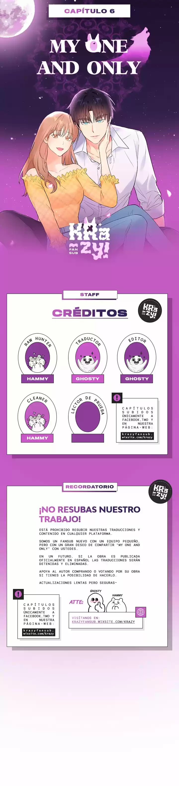 My One And Only - Capítulo 6 - Página 1 - LectorTMOo