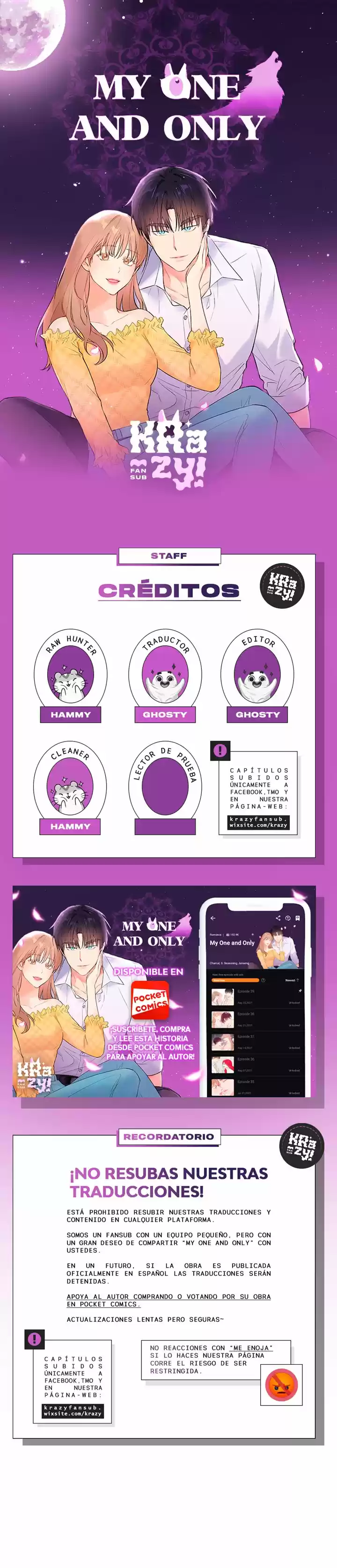 My One And Only - Capítulo 7 - Página 1 - LectorTMOo