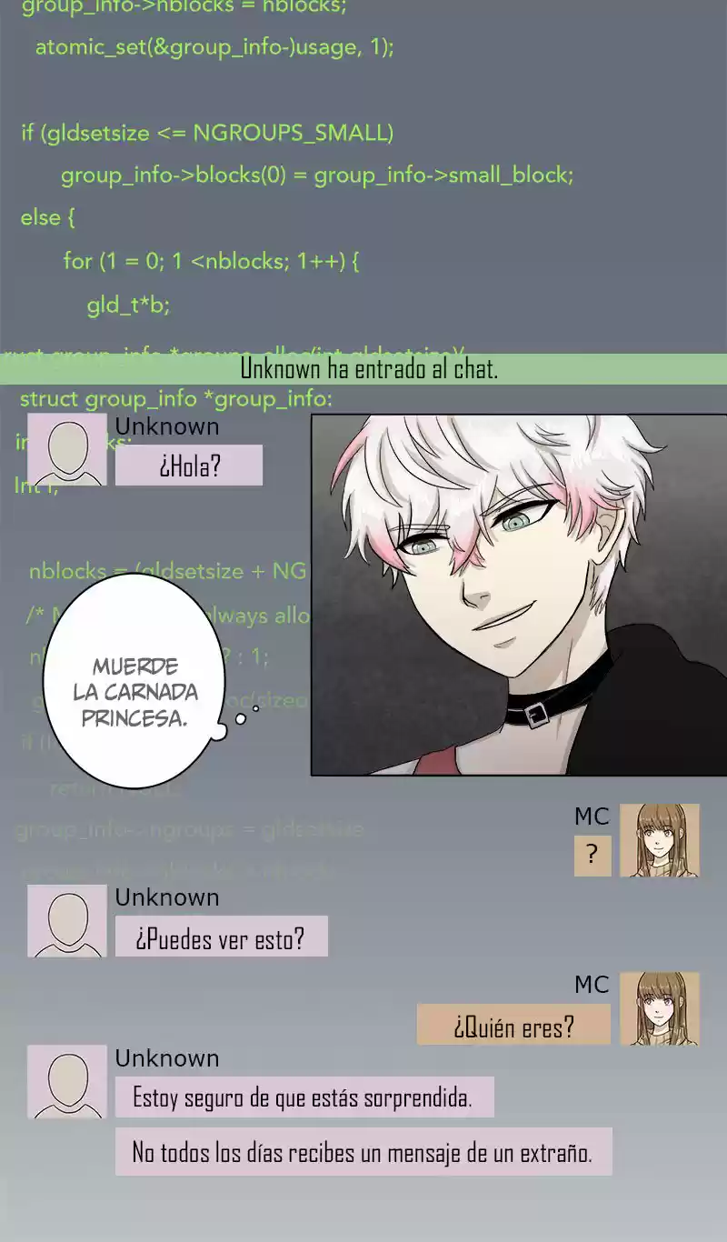 Mystic Messenger(Webtoon) - Capítulo 1 - Página 7 - LectorTMOo
