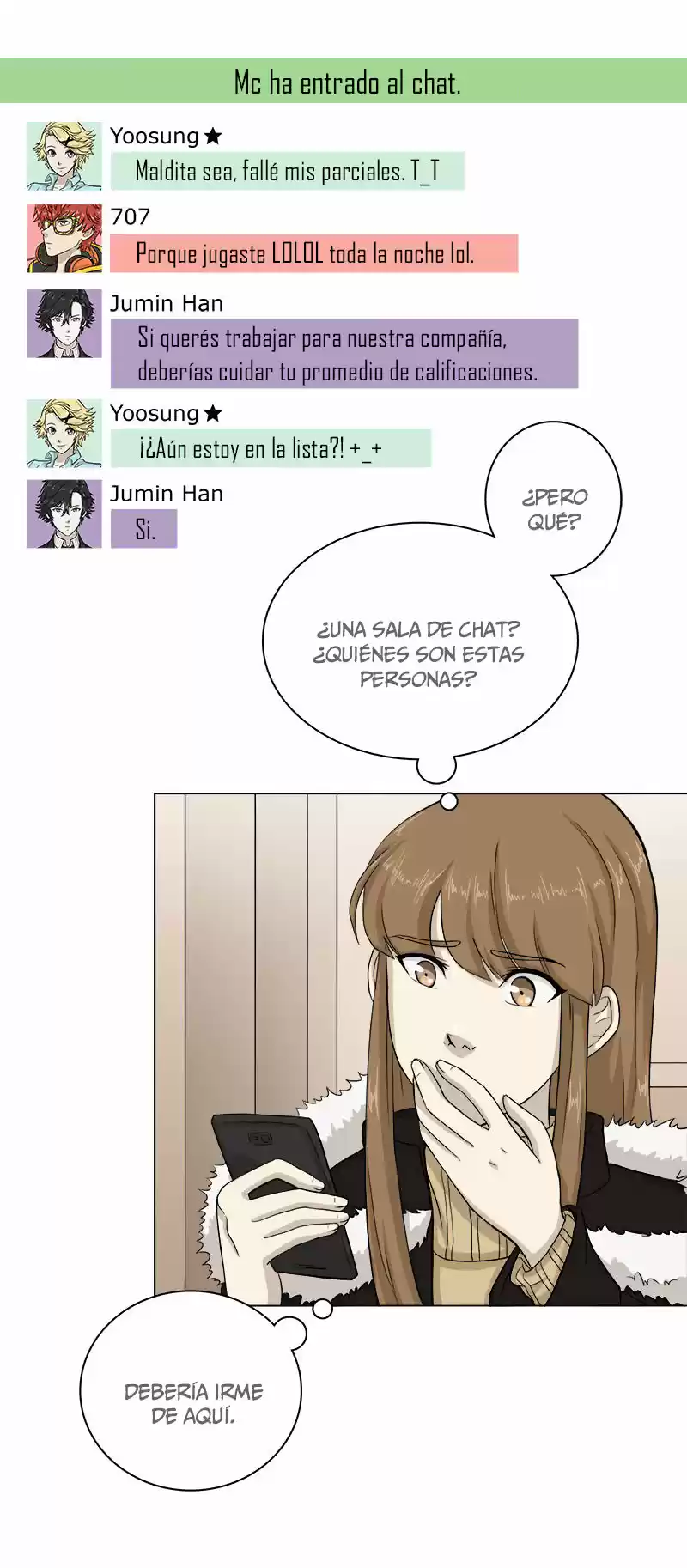 Mystic Messenger(Webtoon) - Capítulo 1 - Página 18 - LectorTMOo