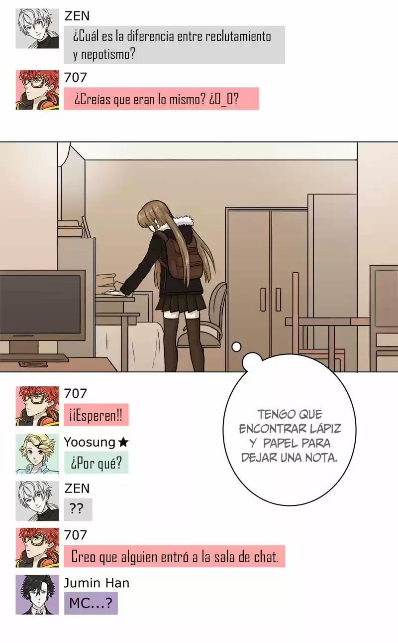 Mystic Messenger(Webtoon) - Capítulo 1 - Página 19 - LectorTMOo