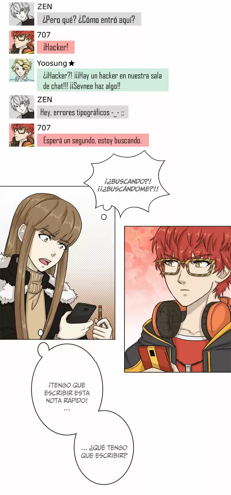 Mystic Messenger(Webtoon) - Capítulo 1 - Página 22 - LectorTMOo