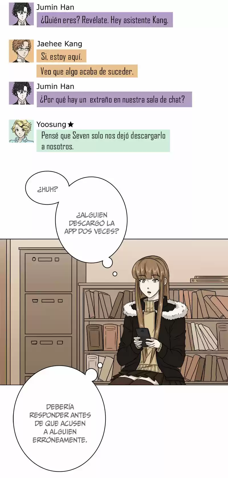 Mystic Messenger(Webtoon) - Capítulo 1 - Página 23 - LectorTMOo