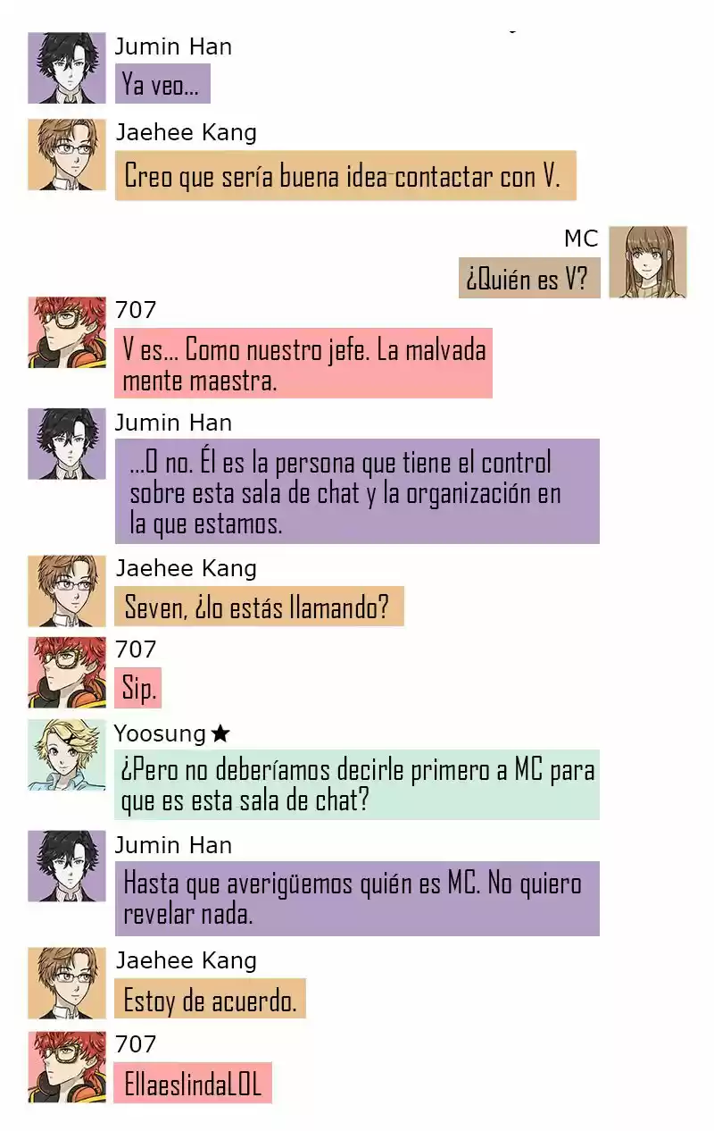 Mystic Messenger(Webtoon) - Capítulo 2 - Página 8 - LectorTMOo