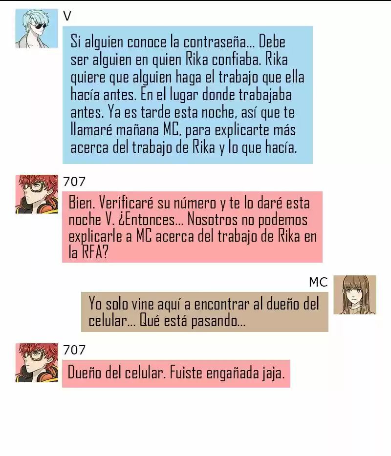 Mystic Messenger(Webtoon) - Capítulo 2 - Página 12 - LectorTMOo