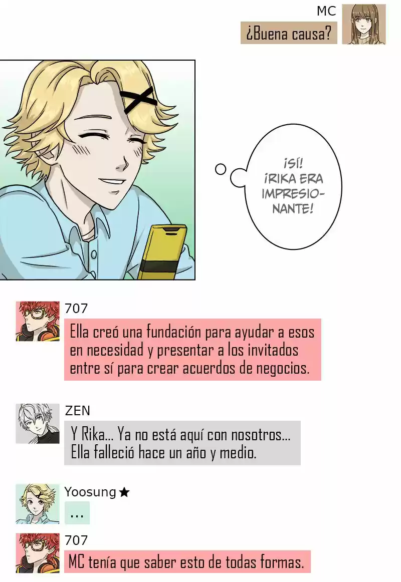 Mystic Messenger(Webtoon) - Capítulo 2 - Página 14 - LectorTMOo