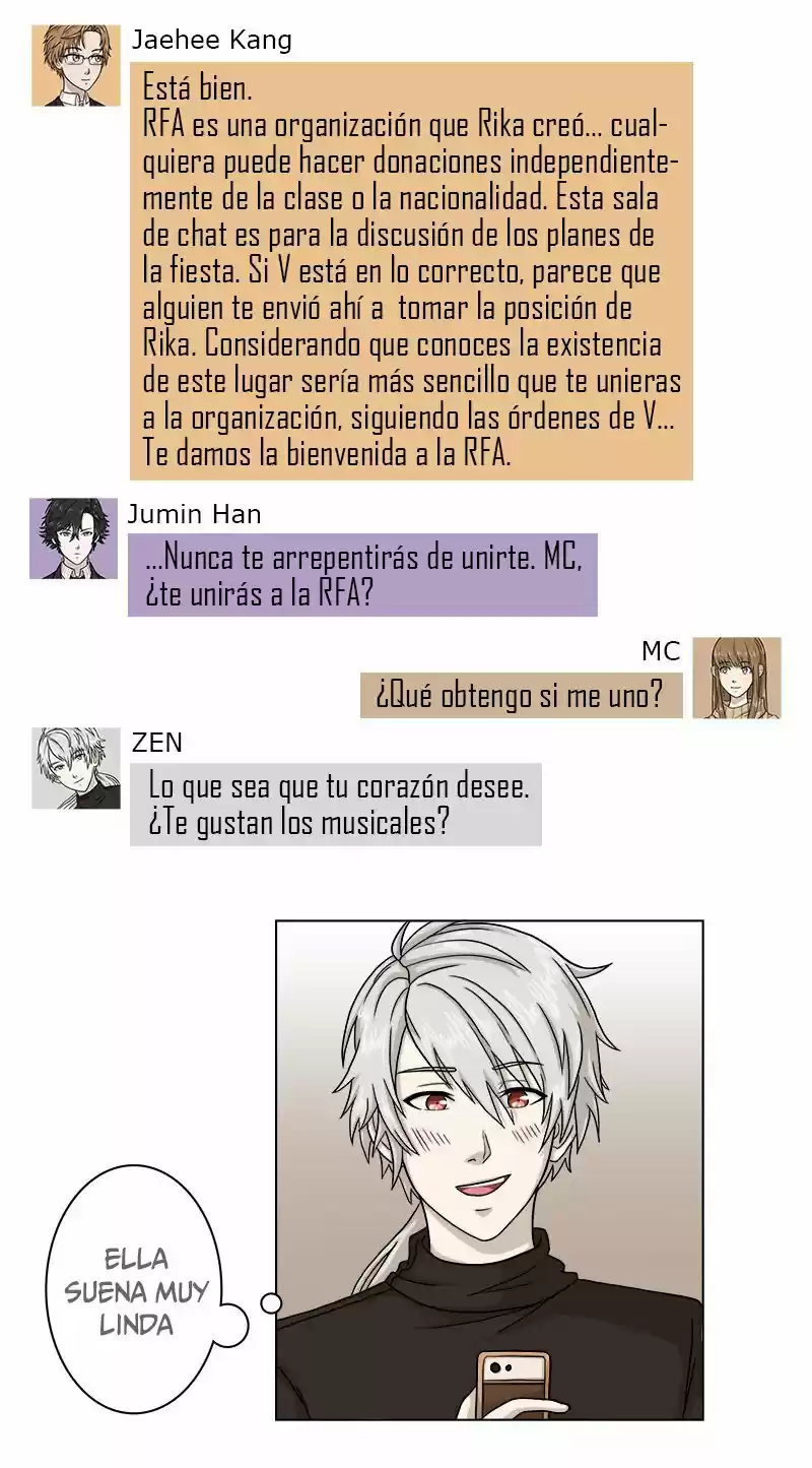 Mystic Messenger(Webtoon) - Capítulo 2 - Página 17 - LectorTMOo