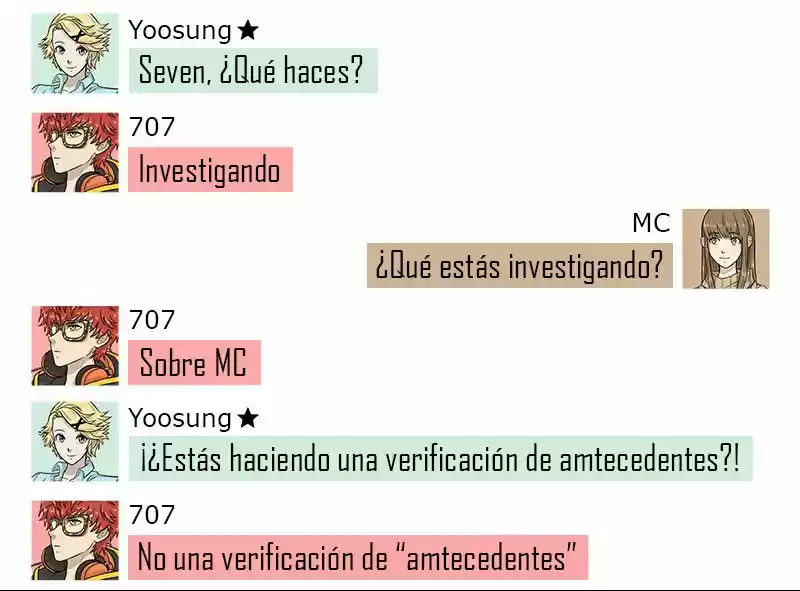Mystic Messenger(Webtoon) - Capítulo 3 - Página 40 - LectorTMOo