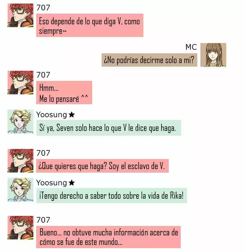 Mystic Messenger(Webtoon) - Capítulo 4 - Página 7 - LectorTMOo
