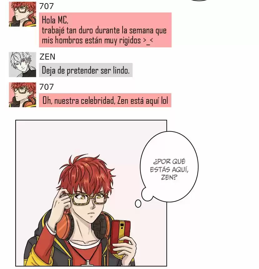 Mystic Messenger(Webtoon) - Capítulo 4 - Página 34 - LectorTMOo