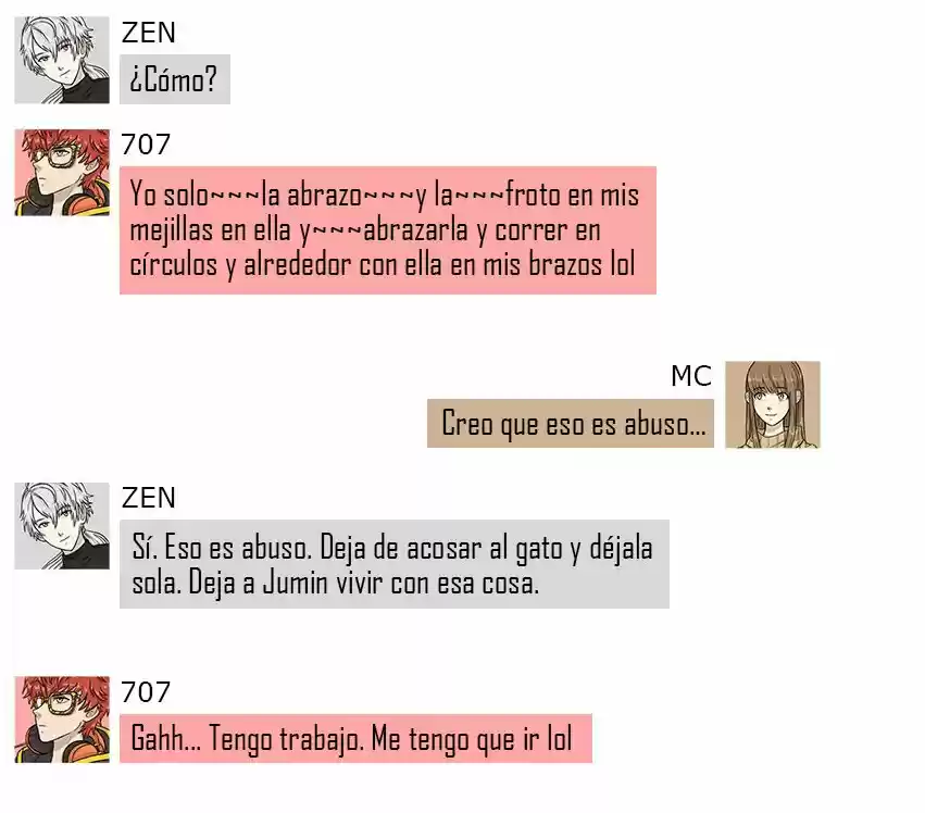 Mystic Messenger(Webtoon) - Capítulo 4 - Página 42 - LectorTMOo