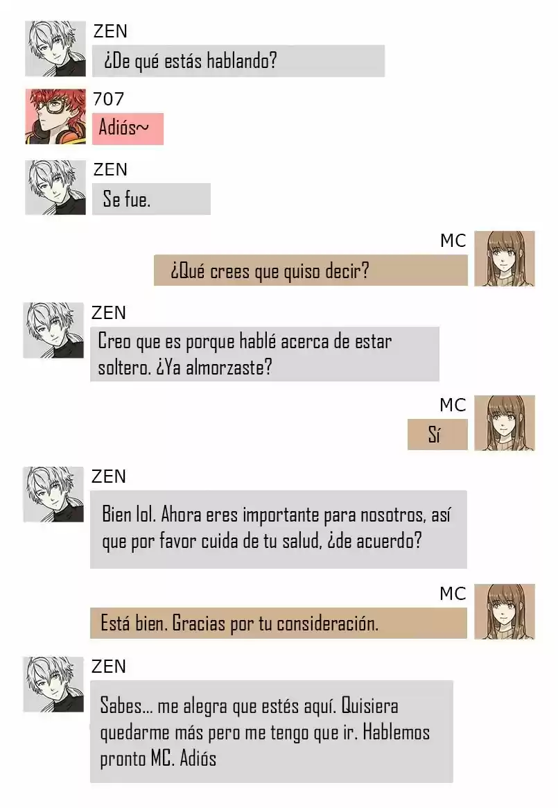 Mystic Messenger(Webtoon) - Capítulo 5 - Página 4 - LectorTMOo