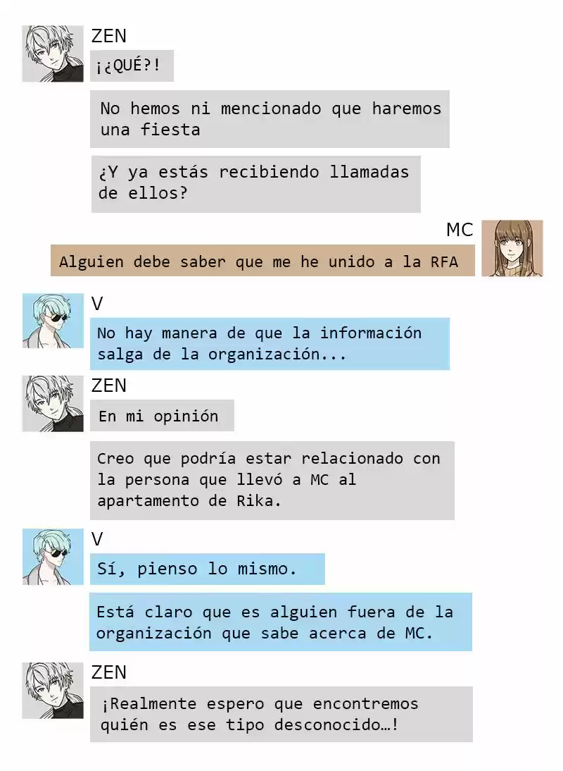 Mystic Messenger(Webtoon) - Capítulo 7 - Página 7 - LectorTMOo