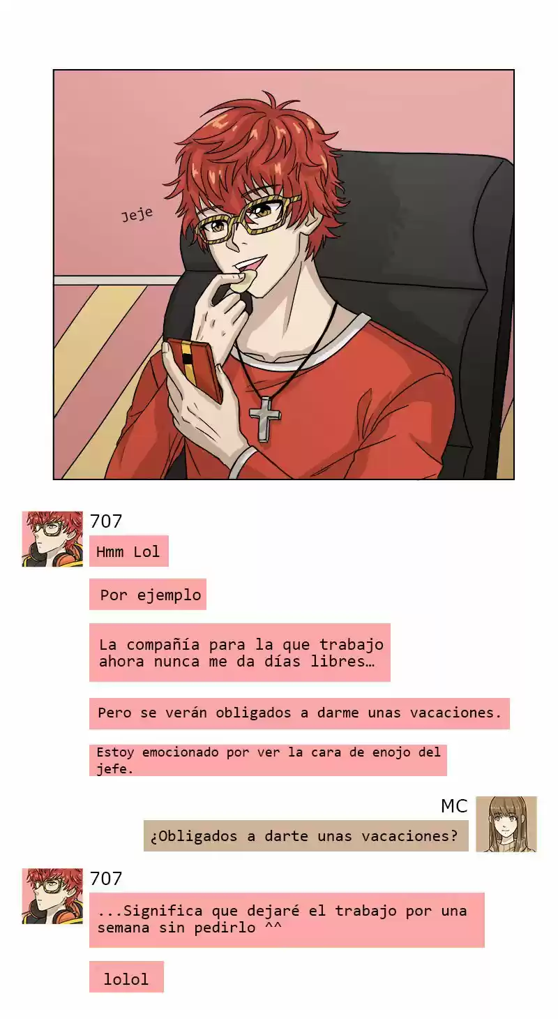 Mystic Messenger(Webtoon) - Capítulo 7 - Página 17 - LectorTMOo