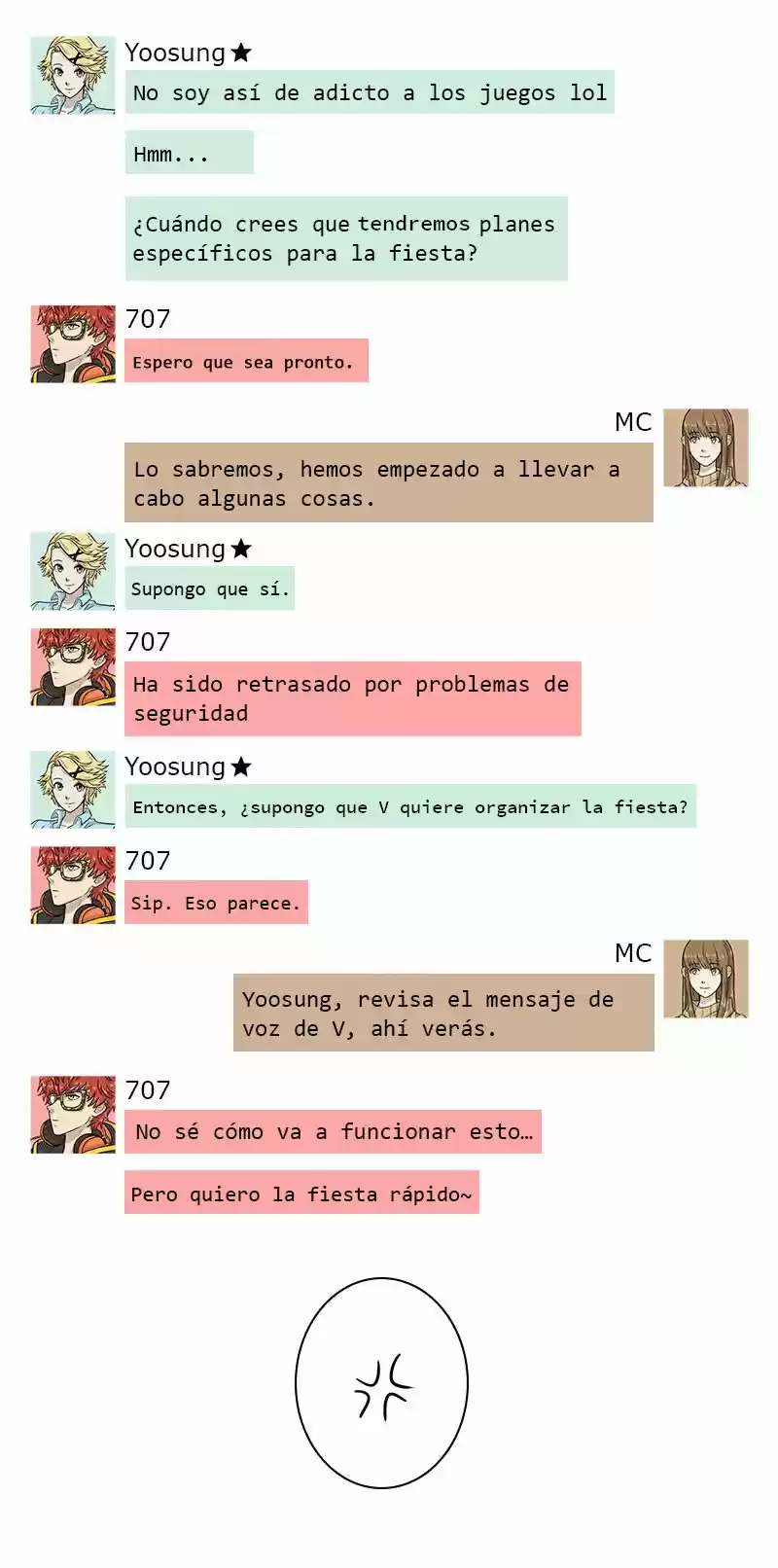 Mystic Messenger(Webtoon) - Capítulo 7 - Página 24 - LectorTMOo