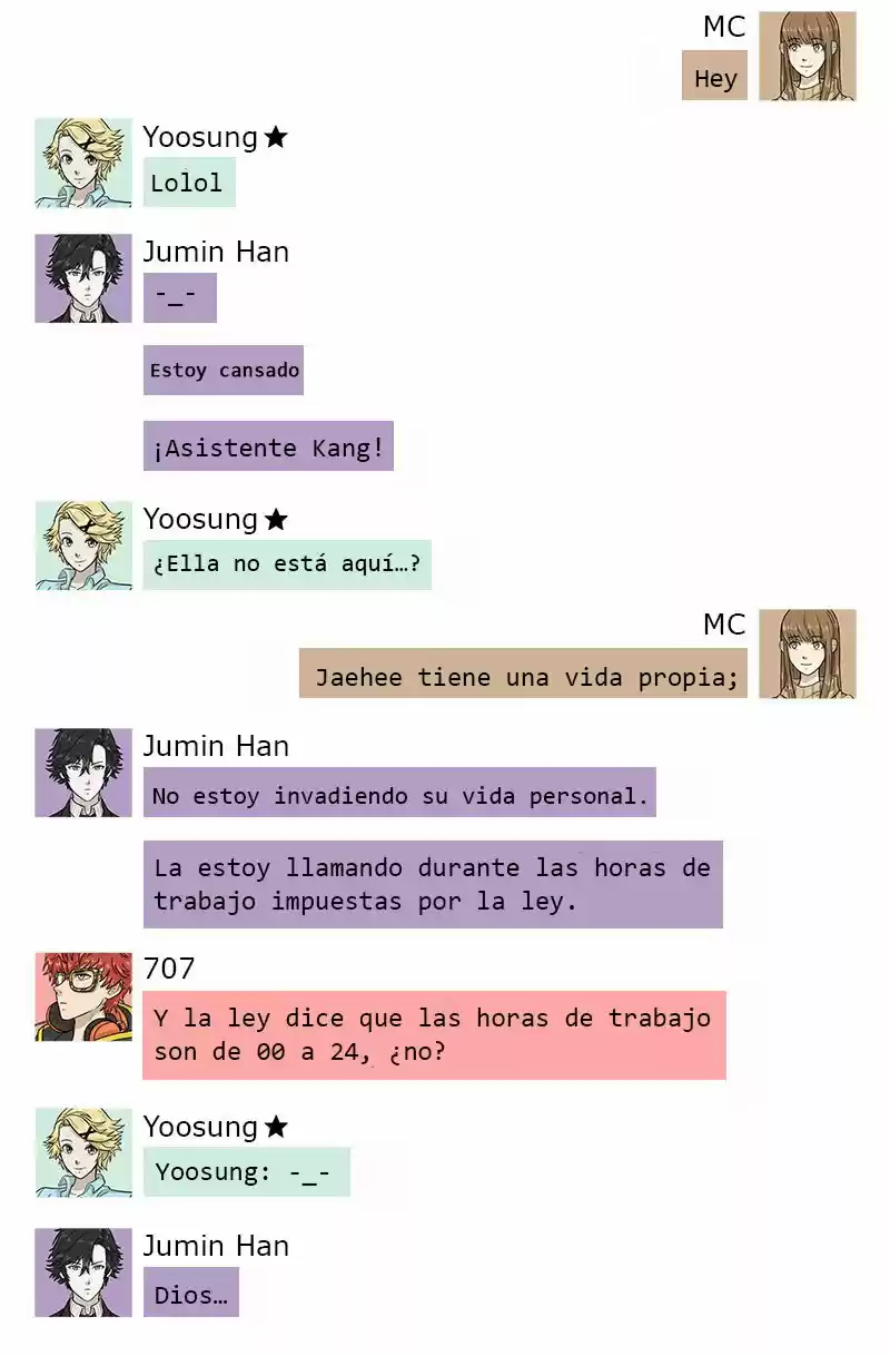 Mystic Messenger(Webtoon) - Capítulo 7 - Página 27 - LectorTMOo
