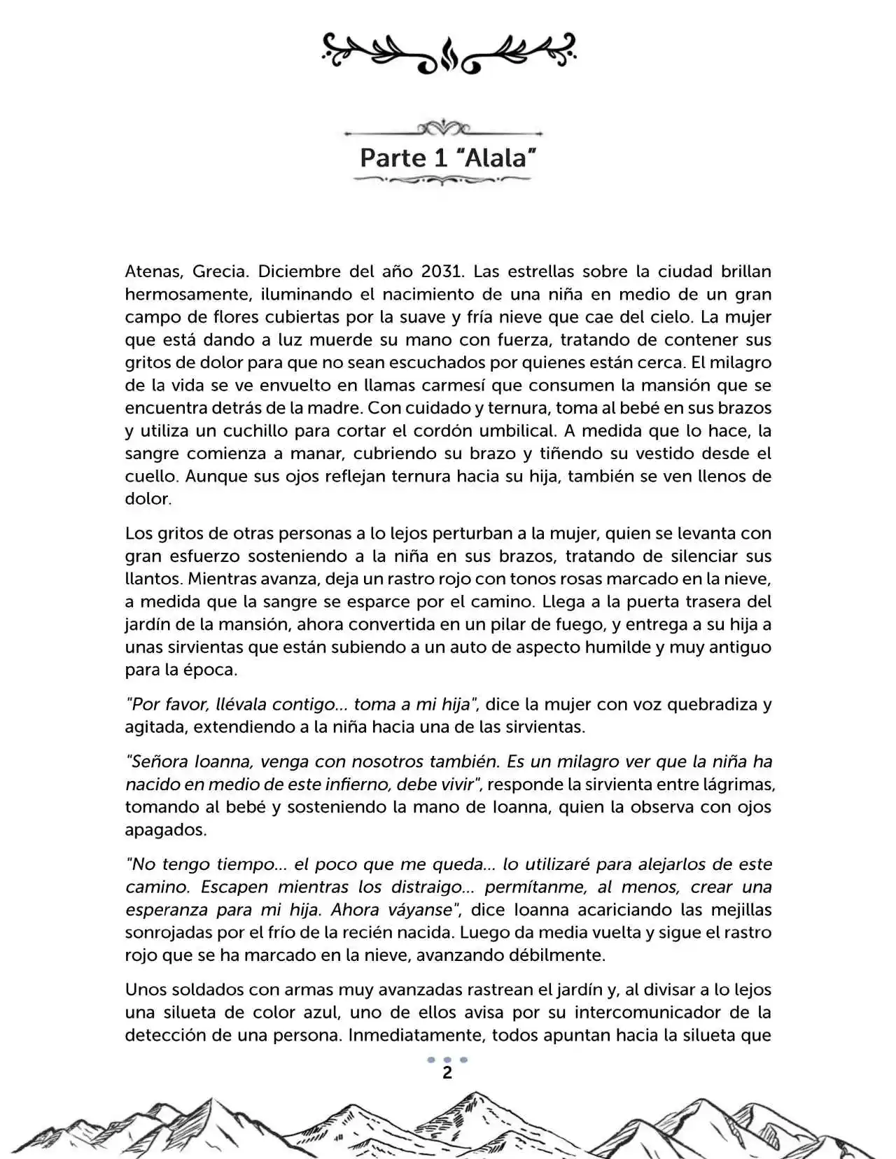 N° 13 - Gods And Knights (Novela) - Capítulo 1.1 - Página 4 - LectorTMOo