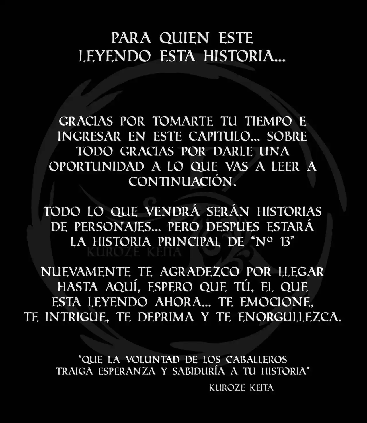 N° 13 - Gods And Knights (Novela) - Capítulo 1.3 - Página 1 - LectorTMOo