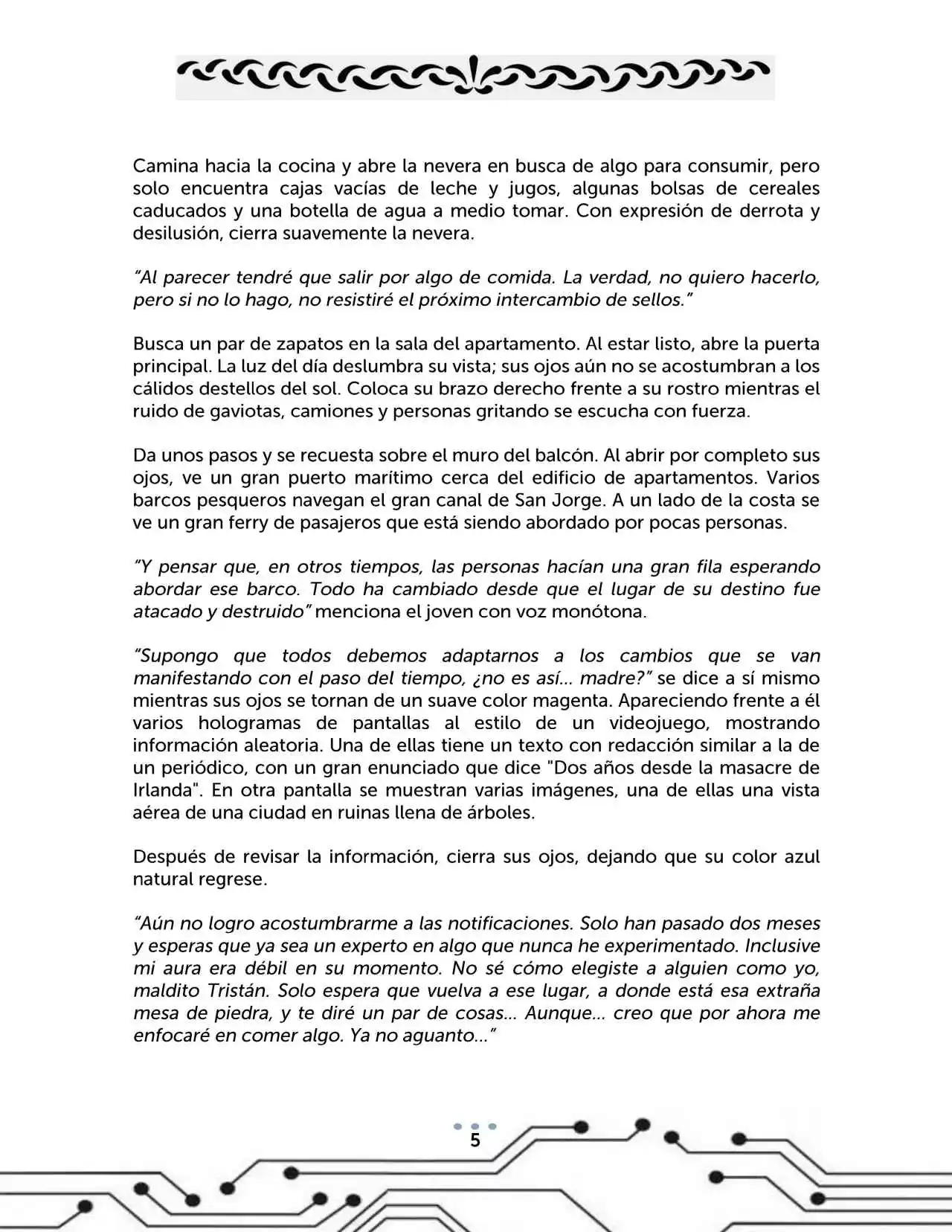 N° 13 - Gods And Knights (Novela) - Capítulo 1.4 - Página 7 - LectorTMOo
