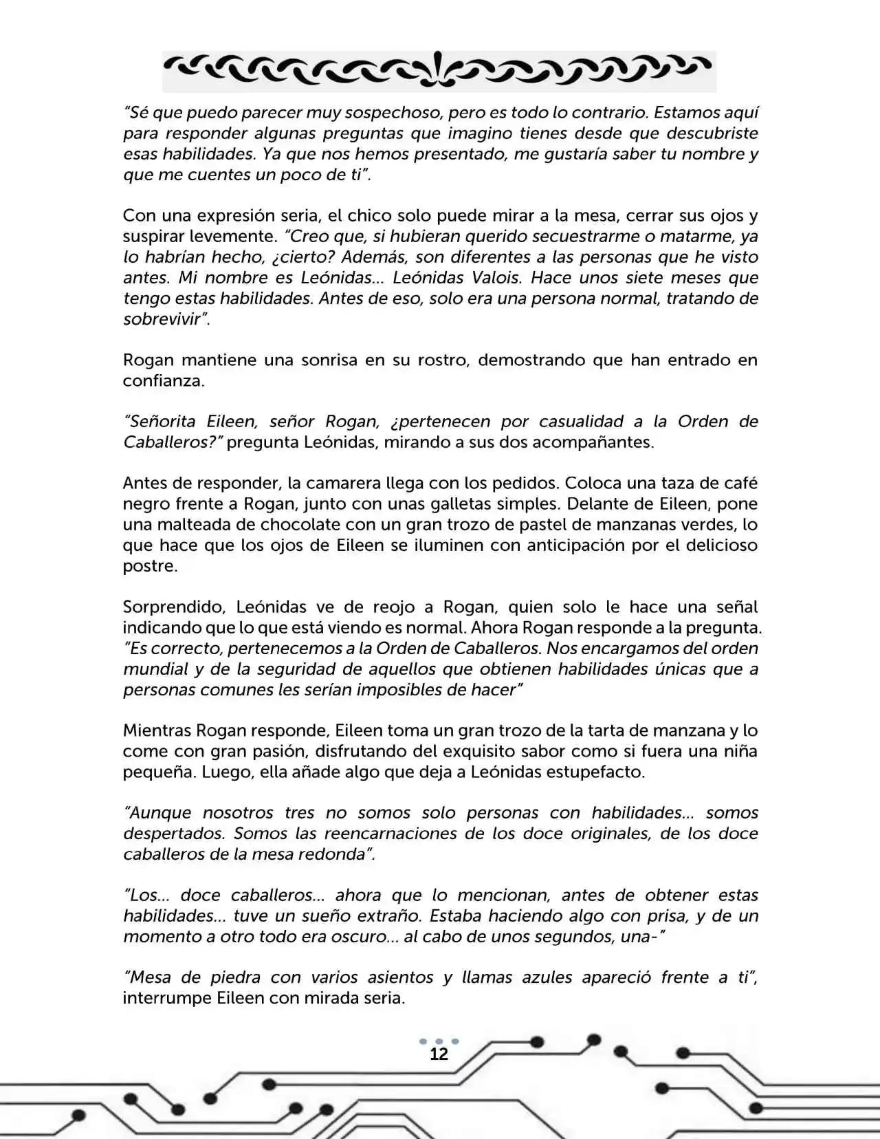 N° 13 - Gods And Knights (Novela) - Capítulo 1.4 - Página 14 - LectorTMOo