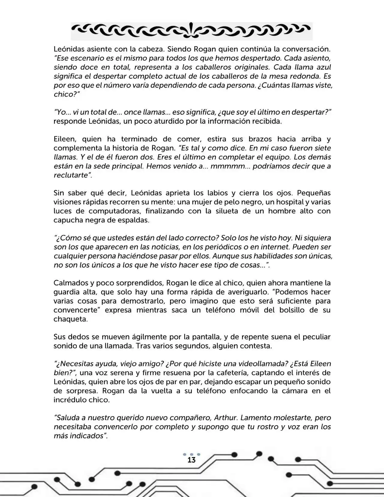N° 13 - Gods And Knights (Novela) - Capítulo 1.4 - Página 15 - LectorTMOo