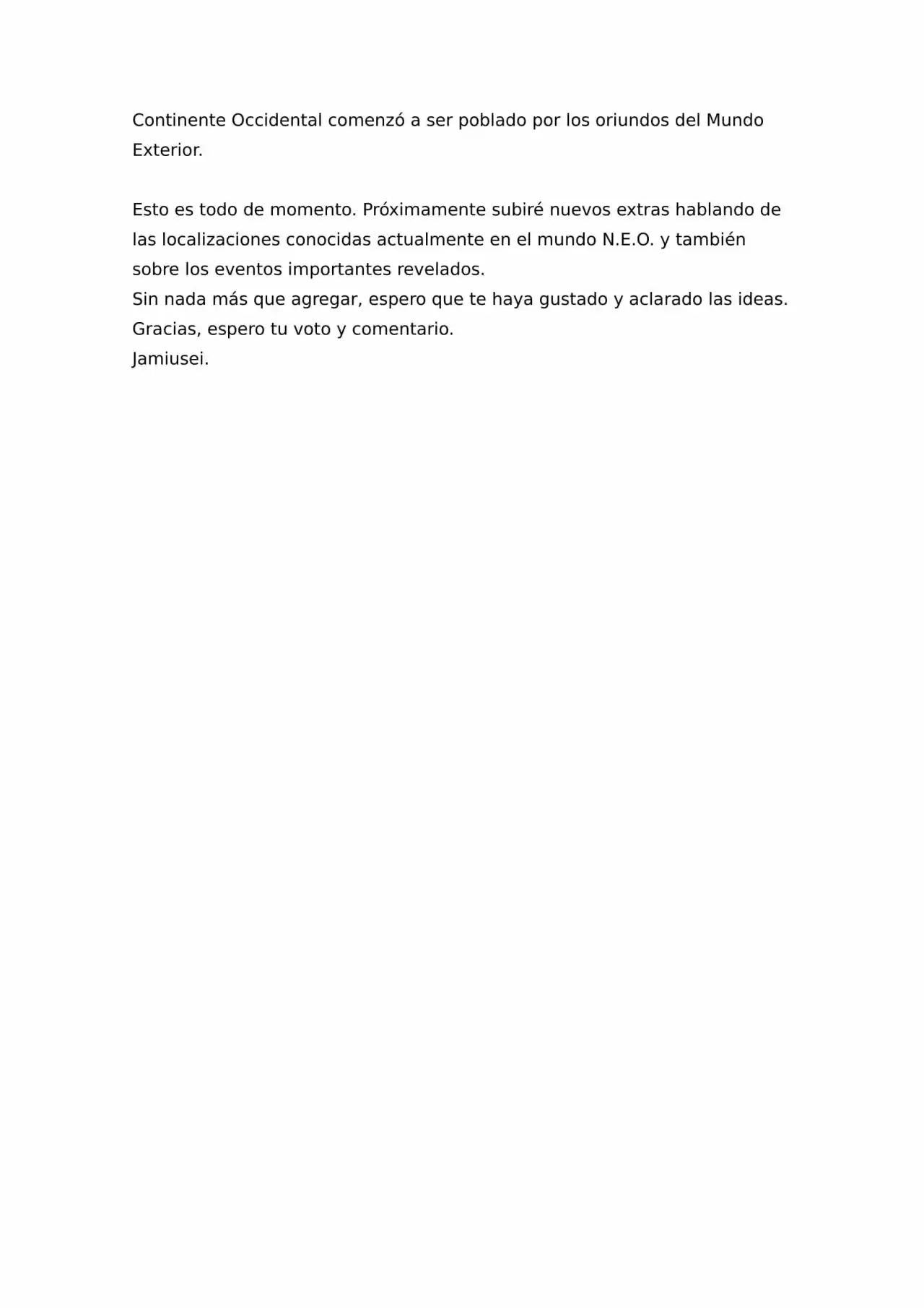 N.E.O. «Never Ending Odyssey» (Novela) - Capítulo 7.60 - Página 4 - LectorTMOo