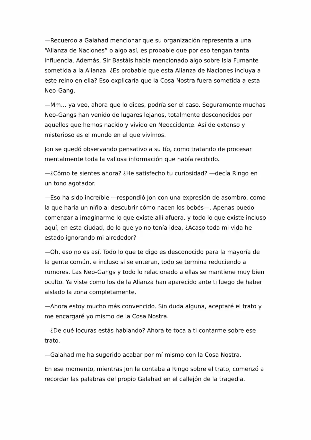 N.E.O. «Never Ending Odyssey» (Novela) - Capítulo 7 - Página 5 - LectorTMOo