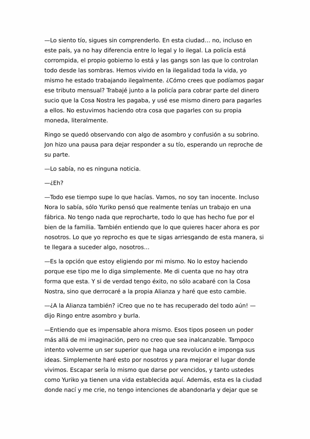 N.E.O. «Never Ending Odyssey» (Novela) - Capítulo 7 - Página 8 - LectorTMOo