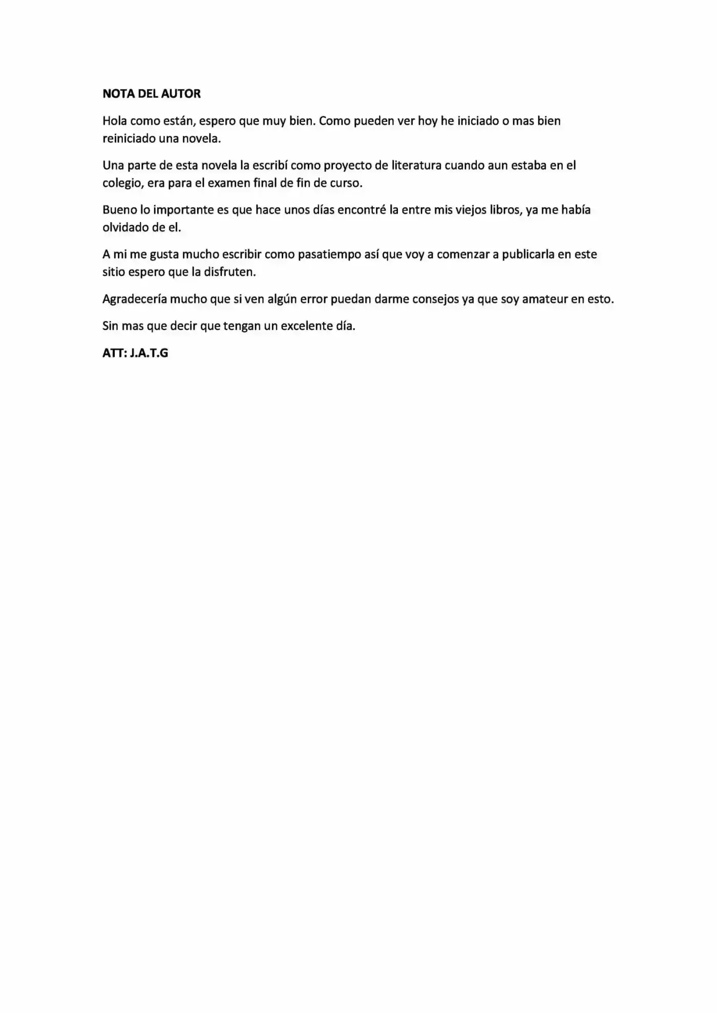 N.O.V.A (NEW WORLD) (Novela) - Capítulo 0.1 - Página 3 - LectorTMOo