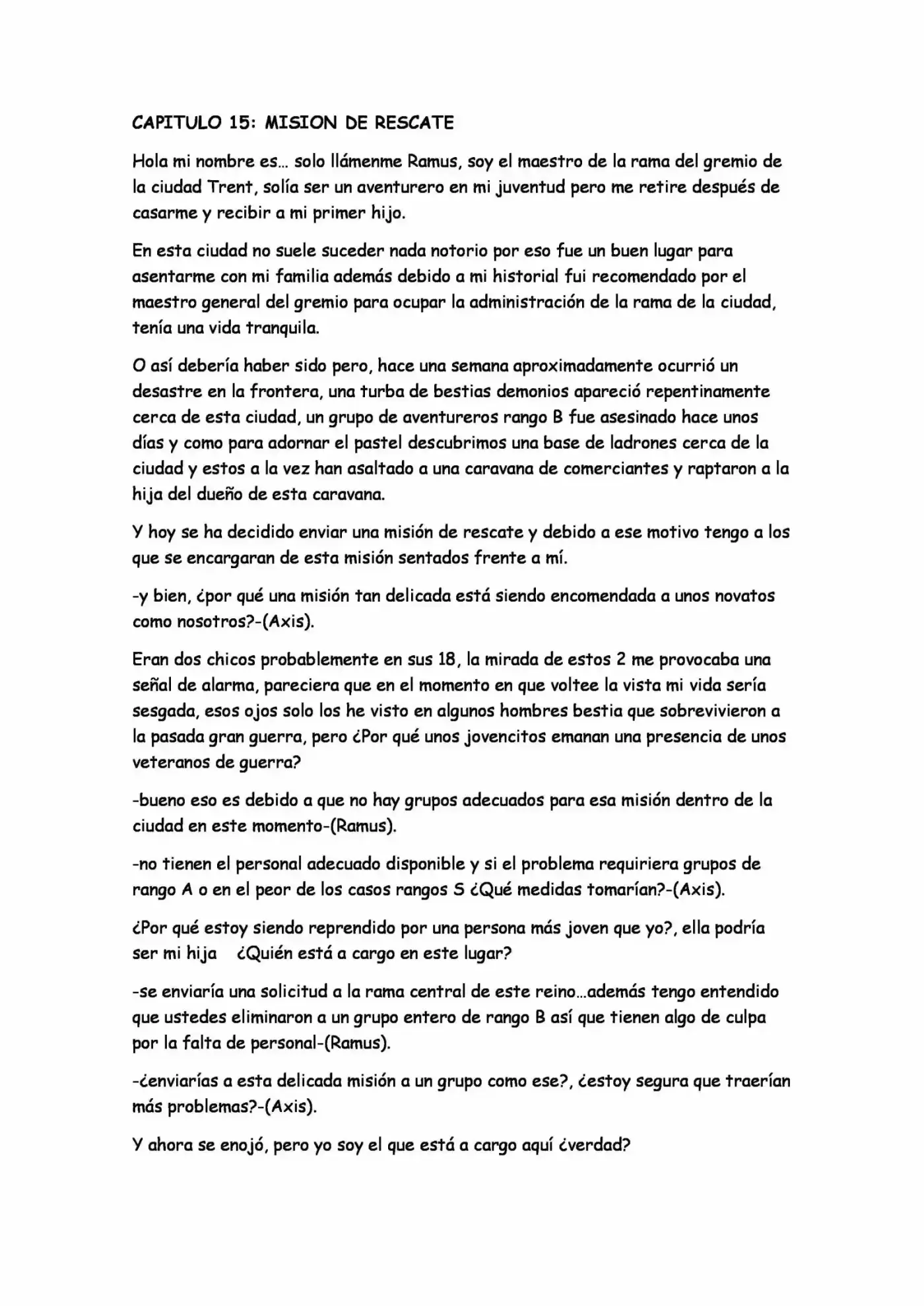 N.O.V.A (NEW WORLD) (Novela) - Capítulo 15 - Página 1 - LectorTMOo