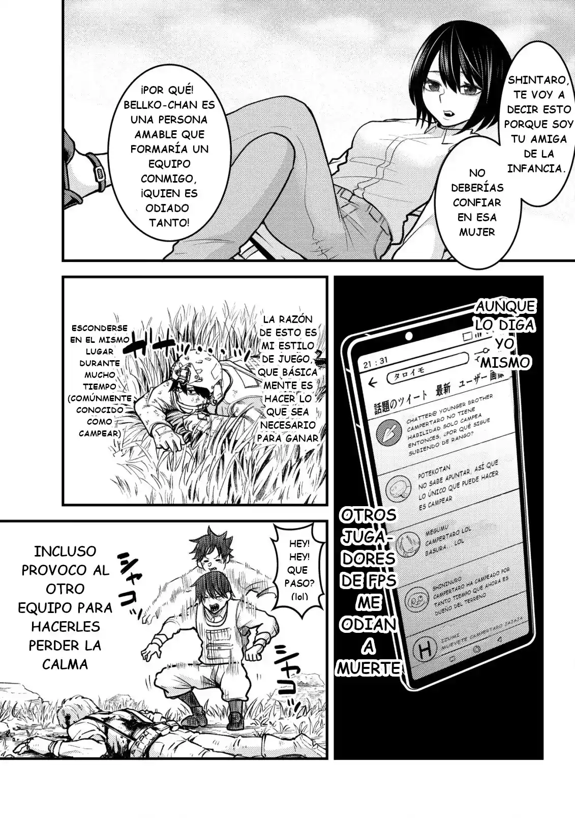 Naka Ga Warusugiru Osananajimi Ga, Ore Ga 5 Nen Ijou Hamatteiru FPS Game No Friend Datta Kenn Nitsuite. - Capítulo 2 - Página 14 - LectorTMOo