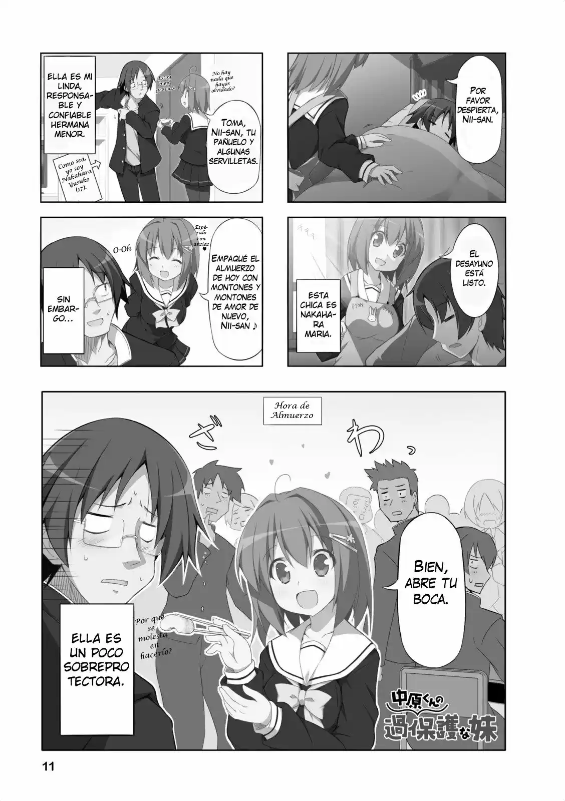 Nakahara-kun No Kahogo Na Imouto - Capítulo 1 - Página 12 - LectorTMOo