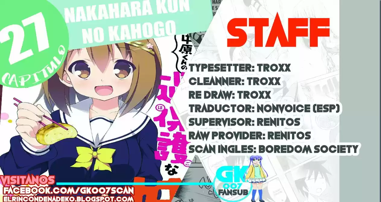 Nakahara-kun No Kahogo Na Imouto - Capítulo 27 - Página 1 - LectorTMOo