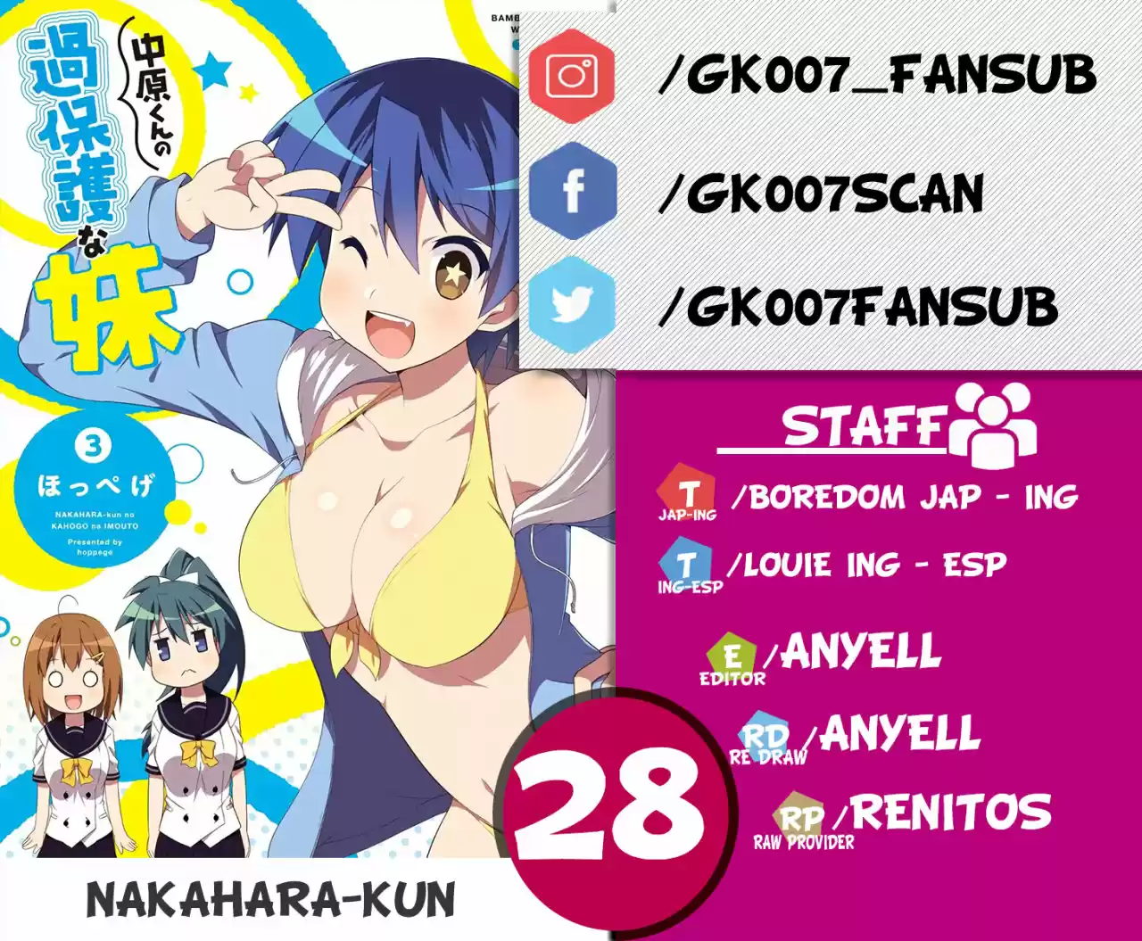 Nakahara-kun No Kahogo Na Imouto - Capítulo 28 - Página 1 - LectorTMOo