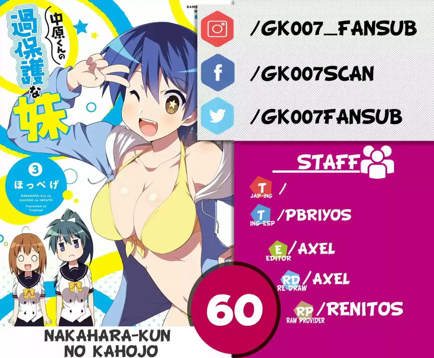 Nakahara-kun No Kahogo Na Imouto - Capítulo 60 - Página 1 - LectorTMOo