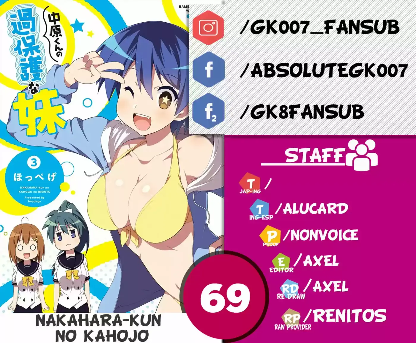 Nakahara-kun No Kahogo Na Imouto - Capítulo 69 - Página 1 - LectorTMOo