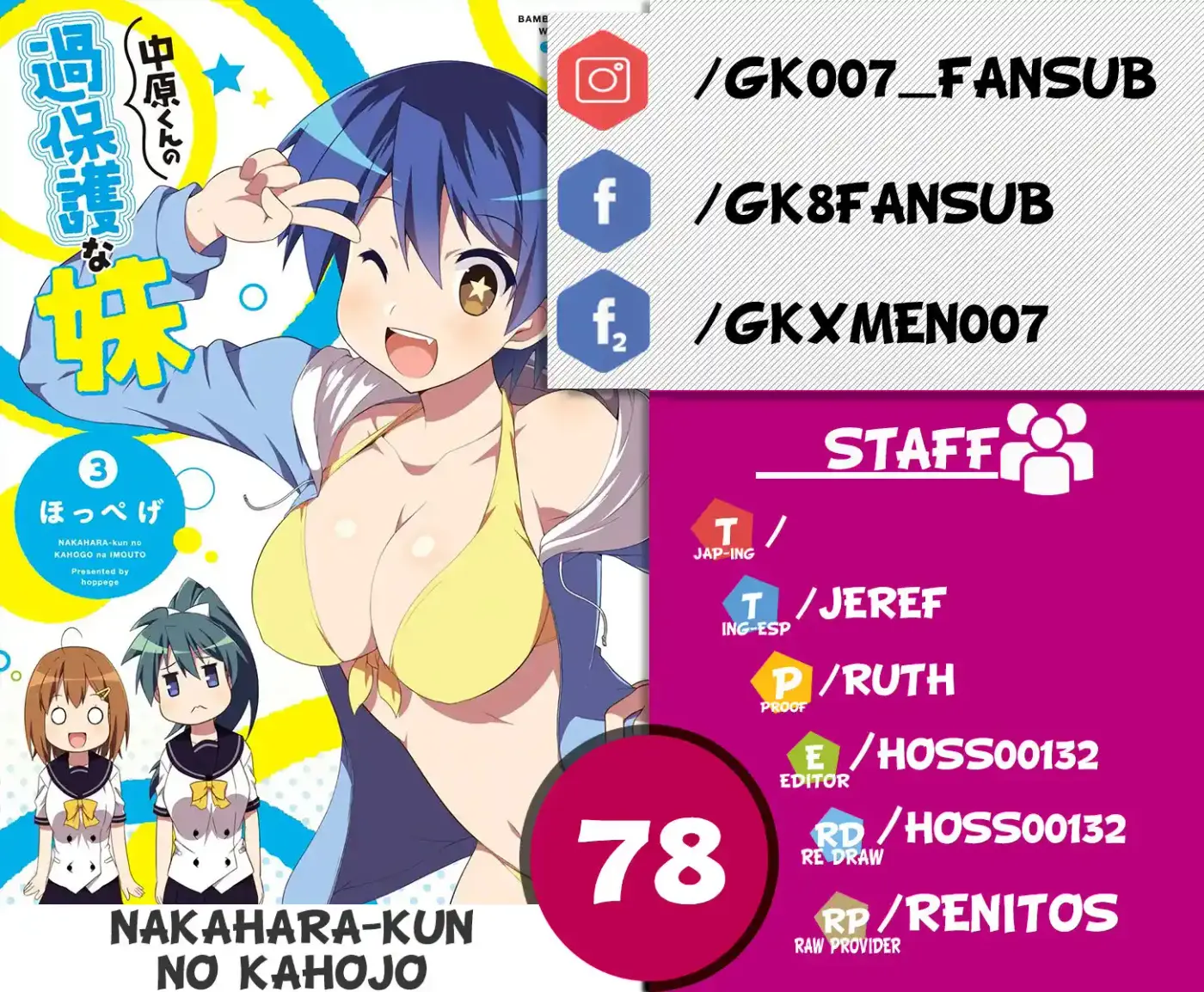 Nakahara-kun No Kahogo Na Imouto - Capítulo 78 - Página 1 - LectorTMOo