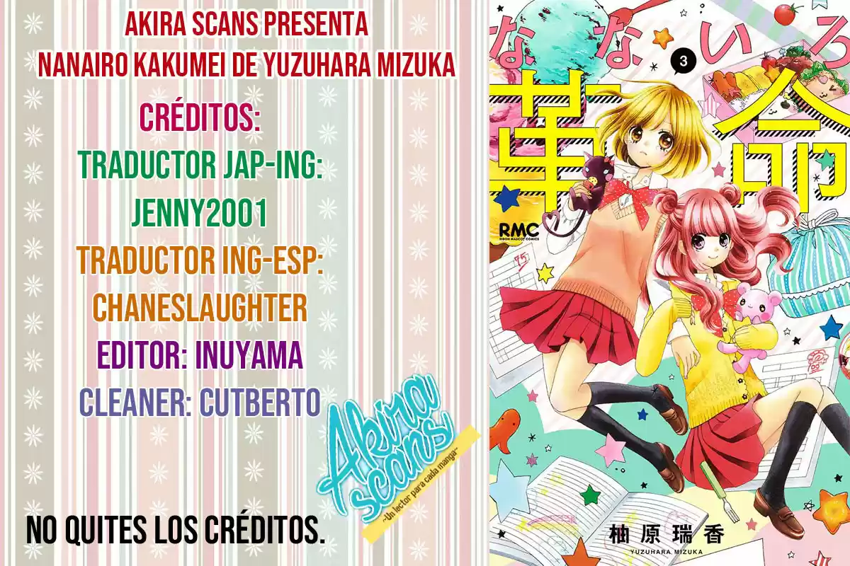 Nanairo Kakumei - Capítulo 8 - Página 1 - LectorTMOo