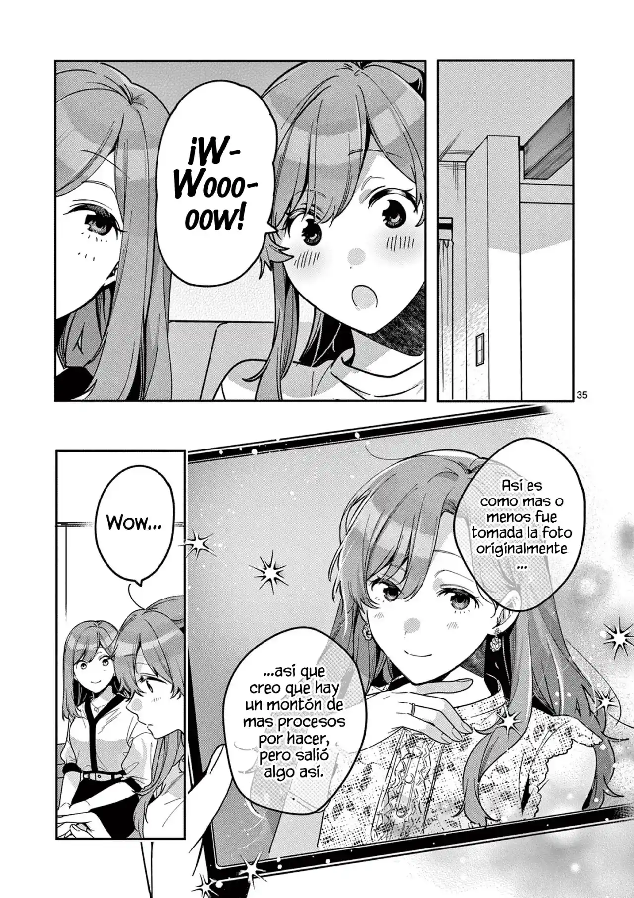 Nanami Minami Desea Brillar capítulo 6 página 35