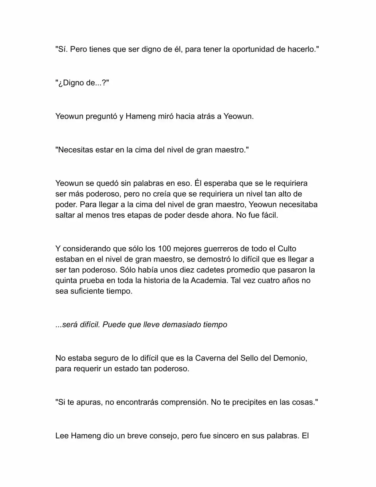 Nano Machine (Novela) - Capítulo 100 - Página 5 - LectorTMOo