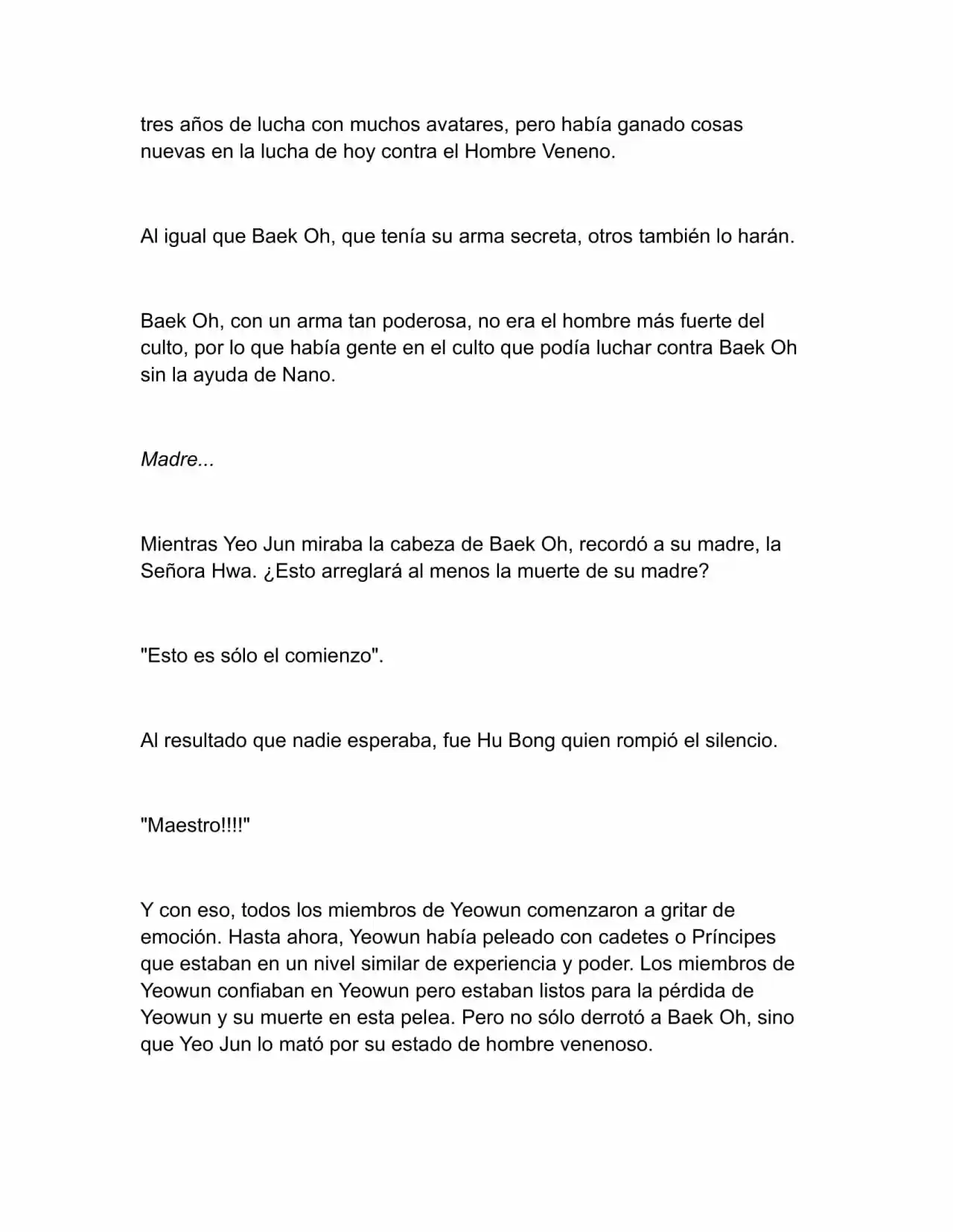 Nano Machine (Novela) - Capítulo 131 - Página 6 - LectorTMOo