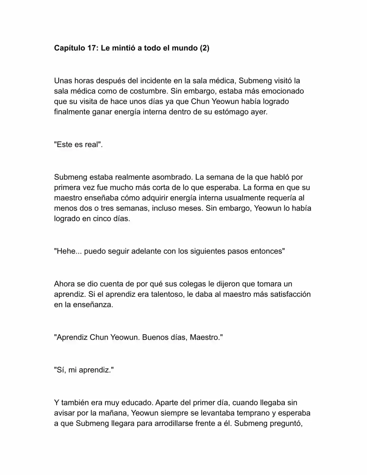 Nano Machine (Novela) - Capítulo 17 - Página 1 - LectorTMOo